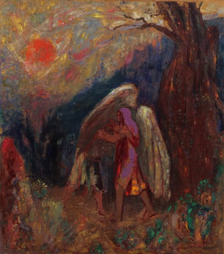 Odilon Redon: Jakob und der Engel, ca.1907