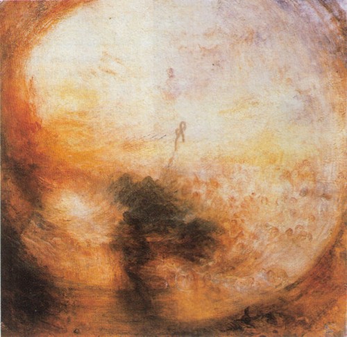 William Turner: Der Morgen nach der Sintflut, 1843, l auf Leinwand, 78 x 78 cm, London, Tate Gallery