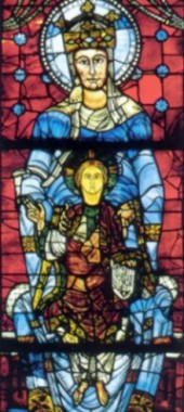 Notre Dame de la belle verrière – die blaue Mariengestalt im südlichen Umgang des Chores