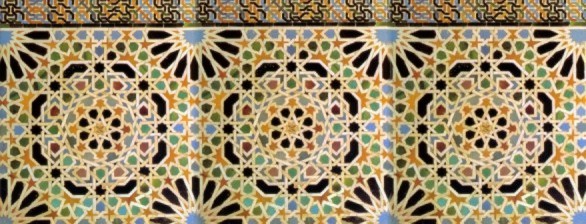 Wand-Mosaik in der Alhambra