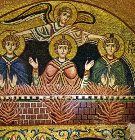 Diakonikon (Sakristei): Gesang der drei Jnglinge im Feuerofen